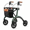 Saljol Carbon Rollator CR 62 Racing Green – Leichtgewicht Produktbild-Vorschau 1