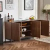 Credenza Merax 150 cm con design a onda 3D e 3 ante, mobile Anteprima dell’immagine prodotto 11