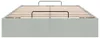 vidaXL Ottoman-Bett ohne Matratze Hellgrau 120x190 cm Samt Produktbild-Vorschau 6