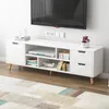 Szafka RTV pod telewizor biała komoda 140CM Podgląd zdjęcia produktu 2