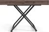 FURNLUX Couchtisch Sanna U Braun Und Schwarz 80cm / Produktbild-Vorschau 4