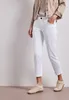 Street One 7/8 Slim Leg Hose im Satin-Look White 36 Produktbild-Vorschau 3
