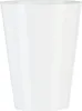 A plain white background shot of a white flower pot. Anteprima dell’immagine prodotto
