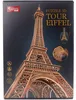 3D Puzzle Eiffelturm, 314 Teile, 97cm hoch, Level 10, Produktbild-Vorschau 4