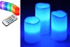 LED-Kerze, 3er Set - Mit Fernbedienung - Farbwechsel oder Produktbild-Vorschau 2