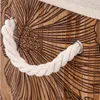 Kosz na pranie BAMBOO z motywem kwiatów, 60 l Podgląd zdjęcia produktu 3