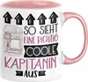 Kapitänin Geschenk Tasse Geschenkidee für Kapitänin Produktbild-Vorschau 1