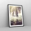Gerahmtes Poster - Schwarzer Rahmen - Meer Palme Wasser - Produktbild-Vorschau 8