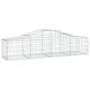 Gabionen mit Hochbogen 30 Stk. 200x50x40/60 cm Verzinktes Produktbild-Vorschau 3