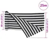 Zaunblende Anthrazit und Weiß 1,2x25 m HDPE 75 g/m² Produktbild-Vorschau 8