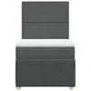 Möbel Boxspringbett mit Matratze Dunkelgrau 100x200 cm Produktbild-Vorschau 6