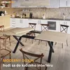 MetaloPro Belaga Split Stolové nohy kovové, stabilné stolné Náhľad obrázku produktu 6