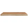 A wooden shelf with a live edge, presented against a white background. Náhled obrázku produktu
