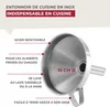Imbuto Fackelmann Ø 10 cm, utensile da cucina in acciaio Anteprima dell’immagine prodotto 4