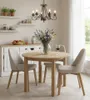 Runder Ausziehbarer Tisch für Esszimmer - 102-142 cm Produktbild-Vorschau 2