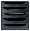 Exacompta ECOBOX organizer z 5 szufladami czarny Podgląd zdjęcia produktu 2