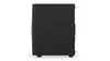 A side view of a black computer case. Produktbild-Vorschau