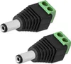 2x DC Stecker Hohlstecker 2,5 x 5,5 mm Adapter Terminal Produktbild-Vorschau 1