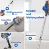 CLEANmaxx Akku-Hand- & Bodenstaubsauger - anthrazit/blau Produktbild-Vorschau 4