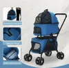 Purpurra Hundebuggy Haustierwagen Haustierbuggy mit Produktbild-Vorschau 3