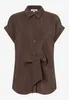 MORE & MORE Modal Blend Blouse with Knot Detai cool Produktbild-Vorschau 3