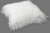 Tibetlamm Kissen Kissenbezug (ohne Inlet) JAY02 Weiss-Weiss Produktbild-Vorschau 1