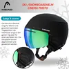 Head Cinema Photo Helm Mit Visier Schwarz 56-59 cm / Photo Produktbild-Vorschau 3