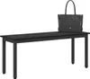 vidaXL Lavica čierna dubový vzhľad 110 x 35 x 45 cm Náhľad obrázku produktu 3