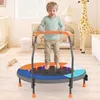 COSTWAY Ø90 cm Kinder Trampolin, Minitrampolin mit LED Produktbild-Vorschau 2