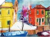 ARTland Poster Venedig, Burano, Fondamenta del Pizzo Größe: Produktbild-Vorschau 1