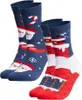 Occulto Damen & Herren Weihnachts Socken 2er Pack (Modell: Produktbild-Vorschau 1