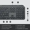 LOGITECH CLAVIER SANS FIL MX KEYS for Business Voir les images du produit 17