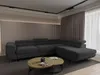 4ALLHOME Ecksofa Luna mit Schlaffunktion, Couch, Sofa mit Produktbild-Vorschau 1
