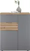Schuhschrank - Artisan Eiche Nachbildung - Grau - B 85 cm - Produktbild-Vorschau 1