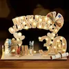 30. Geburtstag Geldgeschenke Holz mit LED Lichterkette, Produktbild-Vorschau 1