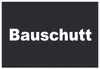 Bauschutt Mülltrennung Schild mit Text waagerecht A5 Produktbild-Vorschau 1
