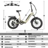 48V 15Ah E-Bike E Bike Elektrofahrräder Klappräder E-bike Produktbild-Vorschau 9