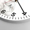 Wanduhr - Rund - Glasuhr - Kaninchen Hase Kinder - 30x30cm Produktbild-Vorschau 5