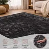 Vintage Boho moderner Wohnzimmerteppich Kurzflor waschbar Produktbild-Vorschau 5