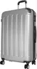 A silver suitcase on a white background. Produktbild-Vorschau