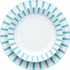 Split turquoise stripes servizio da 12 pezzi piatto da Anteprima dell’immagine prodotto 3