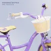 Dievčenský bicykel 16 palcov zvonček prídavné kolesá push Náhľad obrázku produktu 5