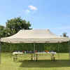 TOOLPORT 3x6m Stahl Faltpavillon, ohne Seitenteile, creme Produktbild-Vorschau 1