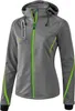 Erima Softshelljacke Funktion Grau meliert/grüner Gecko - Produktbild-Vorschau 1