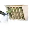 Heuraufe 84405 mit Sitzbrett 25 x 17 x 20 Hasenstall Produktbild-Vorschau 2
