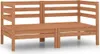 Garten-Ecksofas 2 Stk. Honigbraun Massivholz Kiefer Produktbild-Vorschau 1