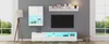 Set da parete TV Sweiko 175x39x34cm con vetrinetta (set Anteprima dell’immagine prodotto 10