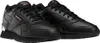 A pair of black Reebok women's sneakers with pink accents. Voir les images du produit