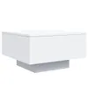 A white coffee table on a white background. Produktbild-Vorschau