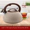 FLORINA Wasserkessel (2,5 l) | Edelstahl Teekessel LAVA| Produktbild-Vorschau 7